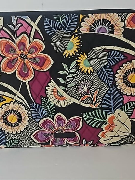 Vera Bradley Other - Vera Bradley Floral Quilted Tech Sleeve in Black floral